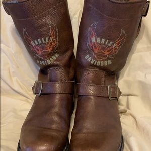 Harley Davidson leather riding boots
